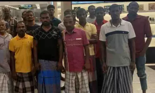 श्रीलंका सरकार द्वारा पकड़े गए 25 Tamil Nadu मछुआरे चेन्नई लौटे