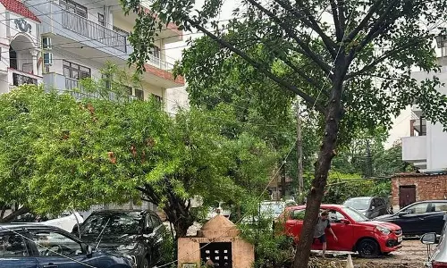 Haryana : तेज़ हवा और बारिश से बिजली आपूर्ति बाधित Haryana : तेज़ हवा और बारिश से बिजली आपूर्ति बाधित