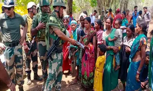 नारायणपुर के माड़ में BSF का नया कैंप स्थापित