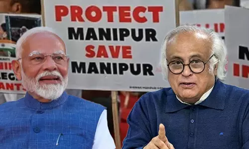 Manipur पर चुप्पी को लेकर कांग्रेस का प्रधानमंत्री पर वार, शाह की रणनीति को बताया फेल Manipur पर चुप्पी को लेकर कांग्रेस का प्रधानमंत्री पर वार, शाह की रणनीति को बताया फेल