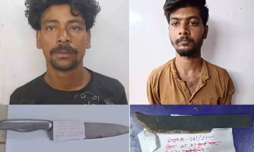 खमतराई बाजार और रावांभाठा में हथियार लेकर फैलाई दहशत, दो बदमाश अरेस्ट