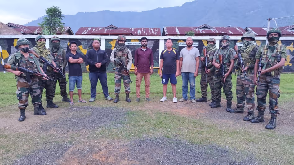 Assam राइफल्स ने मणिपुर के नोनी में अपहृत झारखंड कार्यकर्ता को बचाया