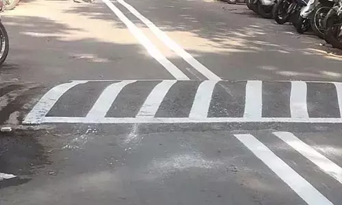 Petbashirabad Colony  की सड़कों पर अवैध स्पीड ब्रेकर के खिलाफ शिकायत दर्ज