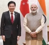 मोदी ने सिंगापुर के पीएम लॉरेंस वोंग को फिर से निर्वाचित होने पर दीं शुभकामनाएं मोदी ने सिंगापुर के पीएम लॉरेंस वोंग को फिर से निर्वाचित होने पर दीं शुभकामनाएं