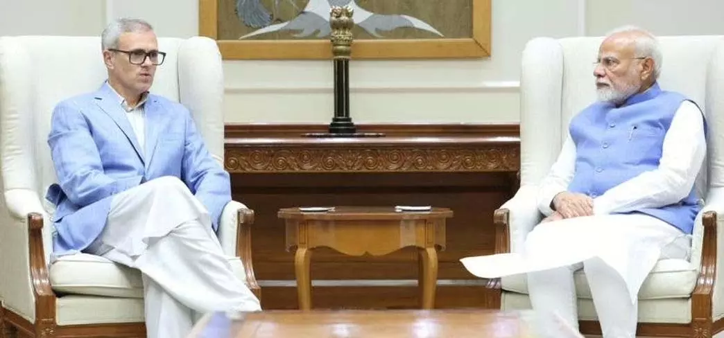 CM Omar meets PM Modi जम्मू-कश्मीर में गहरी नाराजगी की भावना CM Omar meets PM Modi जम्मू-कश्मीर में गहरी नाराजगी की भावना