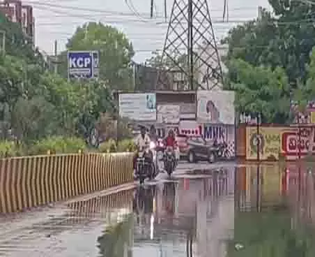 Vijayawada में भारी बारिश के बाद जलभराव की समस्या Vijayawada में भारी बारिश के बाद जलभराव की समस्या