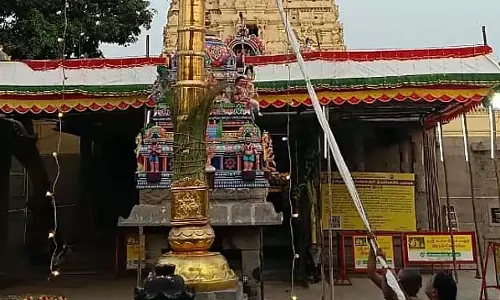 कांचीपुरम कछाबेश्वर मंदिर चिथिराई उत्तर पेरुविज़म उत्सव शुरू