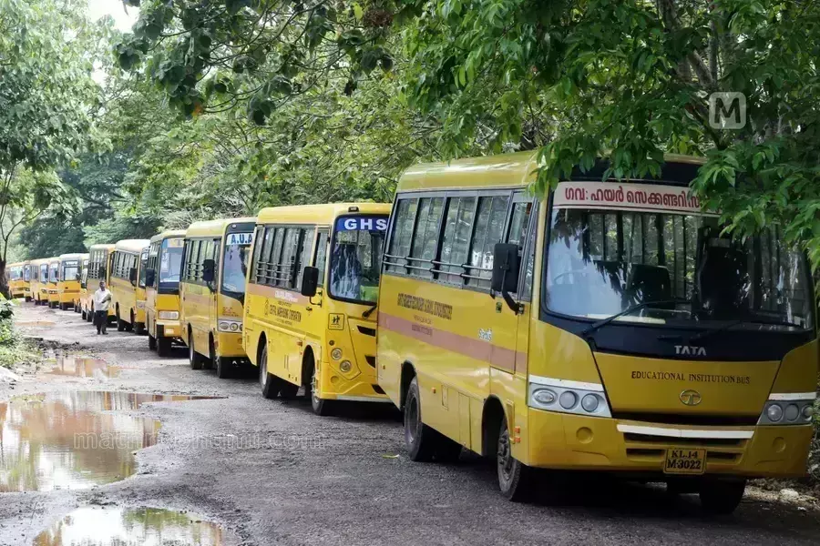 Kerala में सीबीएसई स्कूलों ने बसों पर एक समान कर की मांग