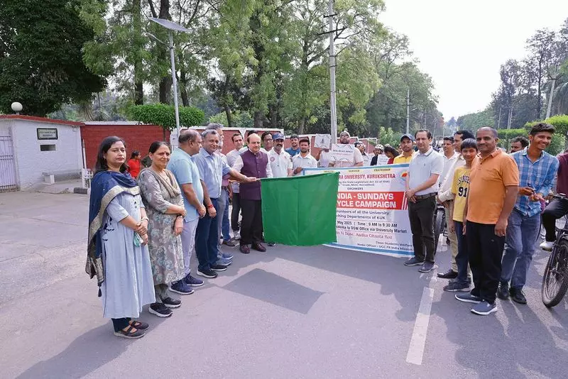 Haryana : कैम्पस नोट्स रविवार को साइकिल अभियान Haryana : कैम्पस नोट्स रविवार को साइकिल अभियान