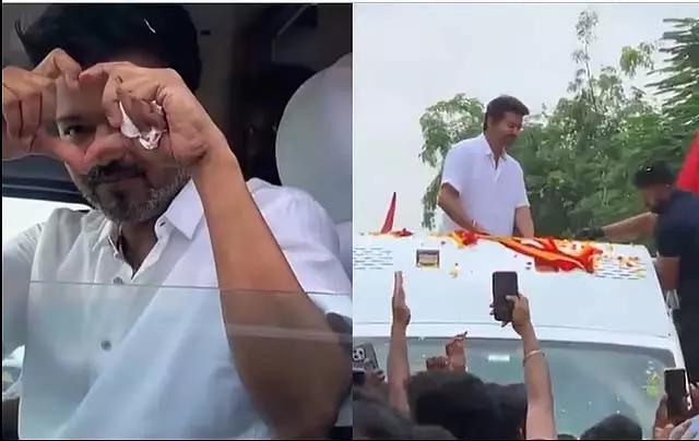 विजय का आगमन: मदुरै हवाई अड्डे पर सुरक्षा विजय का आगमन: मदुरै हवाई अड्डे पर सुरक्षा