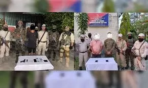Manipur में विभिन्न भूमिगत समूहों के 3 उग्रवादी गिरफ्तार Manipur में विभिन्न भूमिगत समूहों के 3 उग्रवादी गिरफ्तार