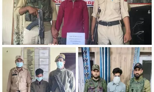 Handwara प्रतिबंधित मादक पदार्थ के साथ 3 तस्कर गिरफ्तार