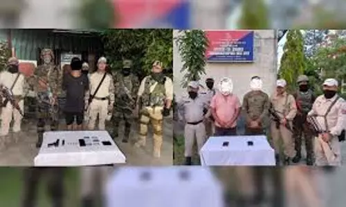 Manipur में विभिन्न भूमिगत समूहों के 3 उग्रवादी गिरफ्तार