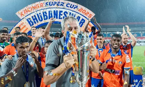 FC Goa द्वारा कलिंगा सुपर कप का दूसरा खिताब जीतने पर मनोलो मार्केज़ खुश FC Goa द्वारा कलिंगा सुपर कप का दूसरा खिताब जीतने पर मनोलो मार्केज़ खुश