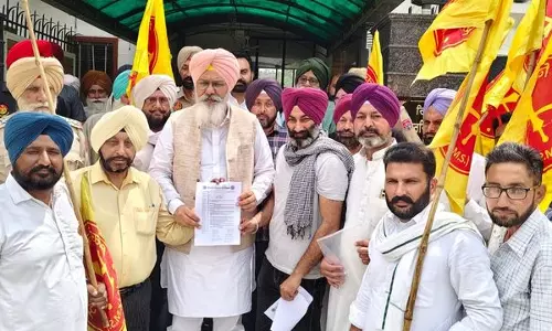 किसानों ने BBMB के जल आवंटन निर्णय का विरोध किया किसानों ने BBMB के जल आवंटन निर्णय का विरोध किया