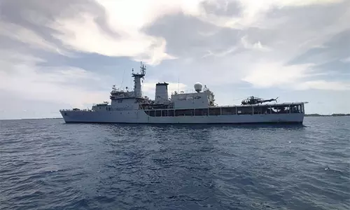 INS शारदा प्रथम एचएडीआर अभ्यास के लिए मालदीव पहुंचा