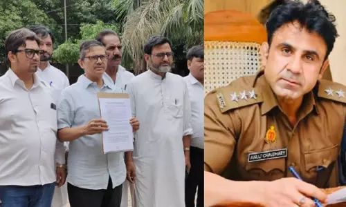 Sambhal: अमिताभ ठाकुर ने संभल में एएसपी को दिए साक्ष्य