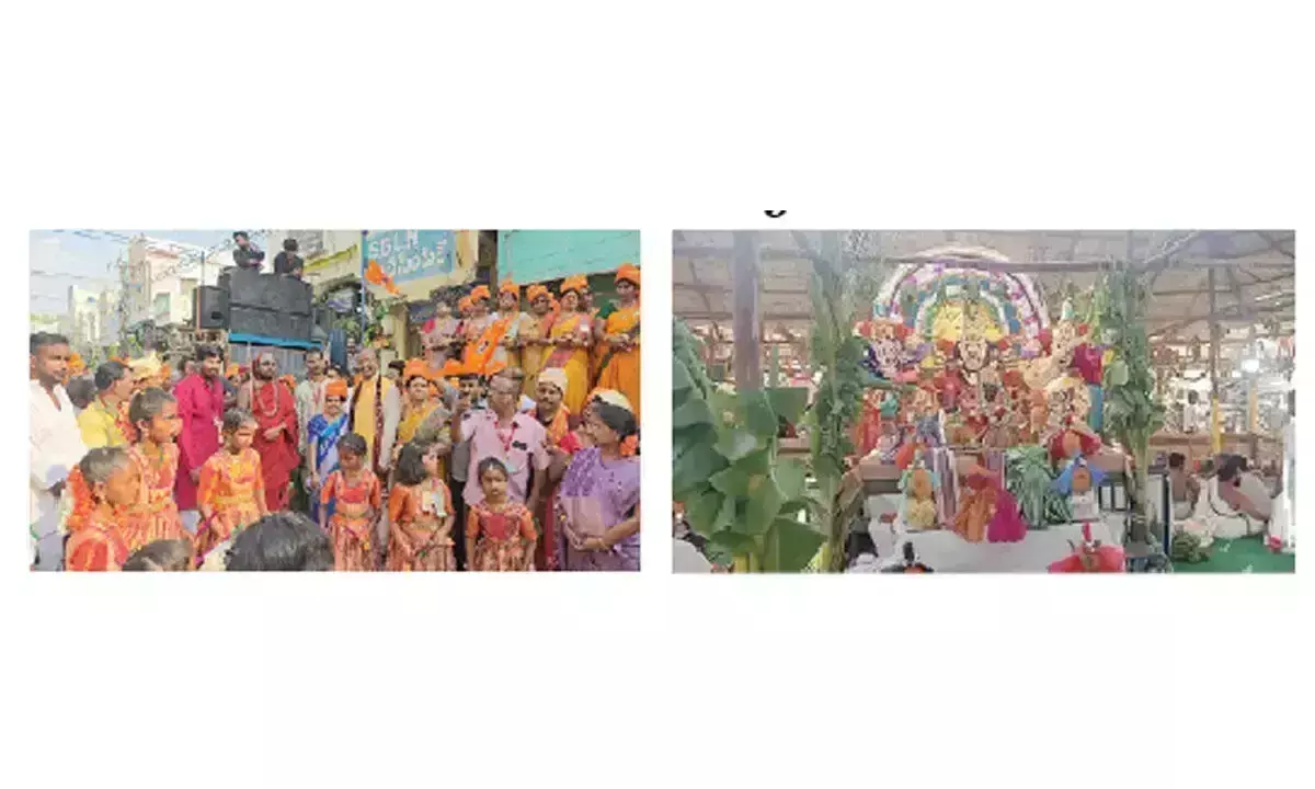 Andhra: वासवी कन्याका परमेश्वरी देवी महाकुंभाभिषेकम वज्रोत्सवम शुरू