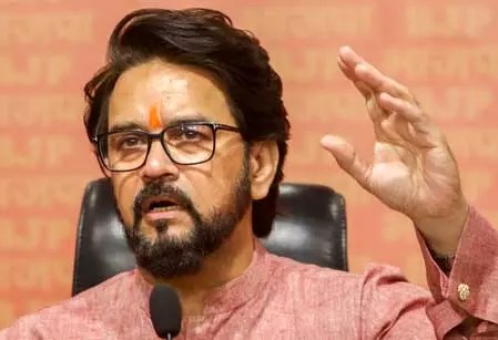 कांग्रेस शासित राज्य पाकिस्तानी नागरिकों को वापस भेजने के लिए कोई कार्रवाई नहीं कर रहे : अनुराग ठाकुर कांग्रेस शासित राज्य पाकिस्तानी नागरिकों को वापस भेजने के लिए कोई कार्रवाई नहीं कर रहे : अनुराग ठाकुर
