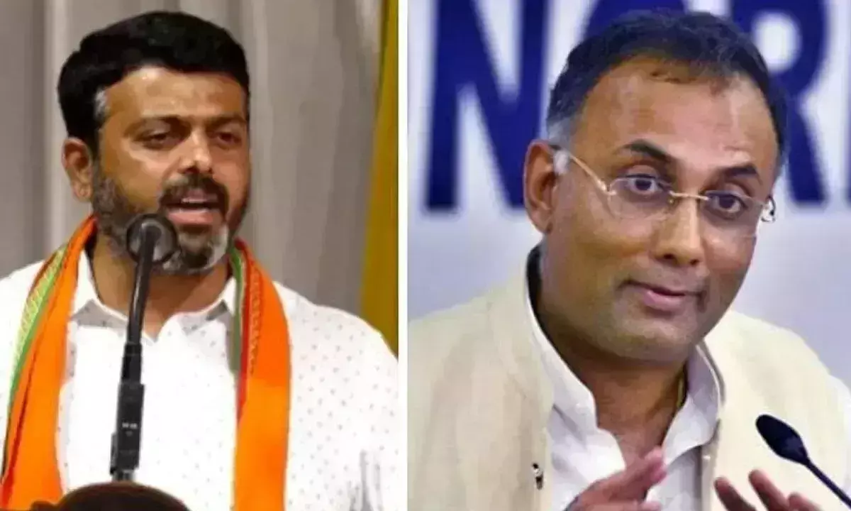 Karnataka: भाजपा विधायक ने मंत्री गुंडू राव को रिवर्स लव जिहाद का शिकार बताया Karnataka: भाजपा विधायक ने मंत्री गुंडू राव को रिवर्स लव जिहाद का शिकार बताया