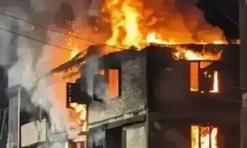 Kanpur: भीषण आग में एक ही परिवार के पांच लोगों की दर्दनाक मौत