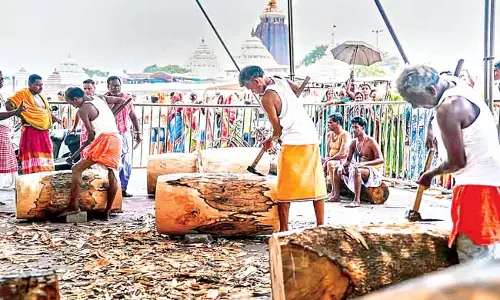 Odisha : रथ निर्माण में 200 लोग शामिल