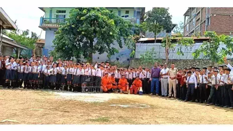 Nagaland : किफायर के छात्रों के लिए अग्नि सुरक्षा अभ्यास