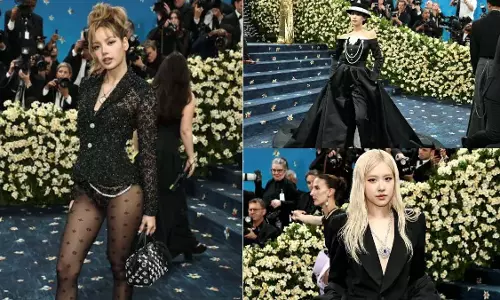 BLACKPINK की स्टाइलिस्टा मूव: नो पैंट्स से लेकर शीर ड्रेस तक