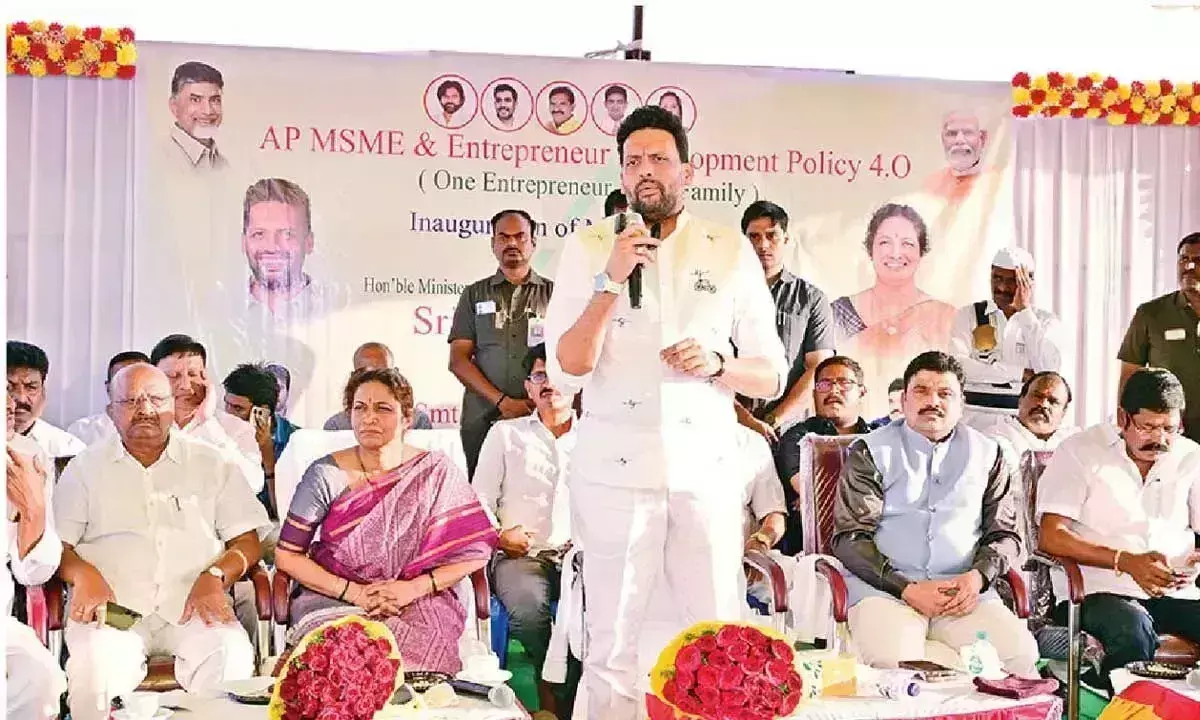 सभी 175 निर्वाचन क्षेत्रों में MSME: मंत्री भरत