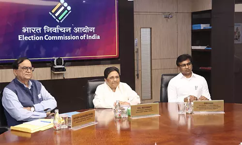 चुनाव आयोग ने दिल्ली में BSP प्रमुख मायावती और पार्टी नेताओं से मुलाकात की