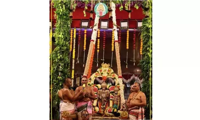 Tirumala में भगवान बालाजी का दिव्य विवाह शुरू हुआ Tirumala में भगवान बालाजी का दिव्य विवाह शुरू हुआ