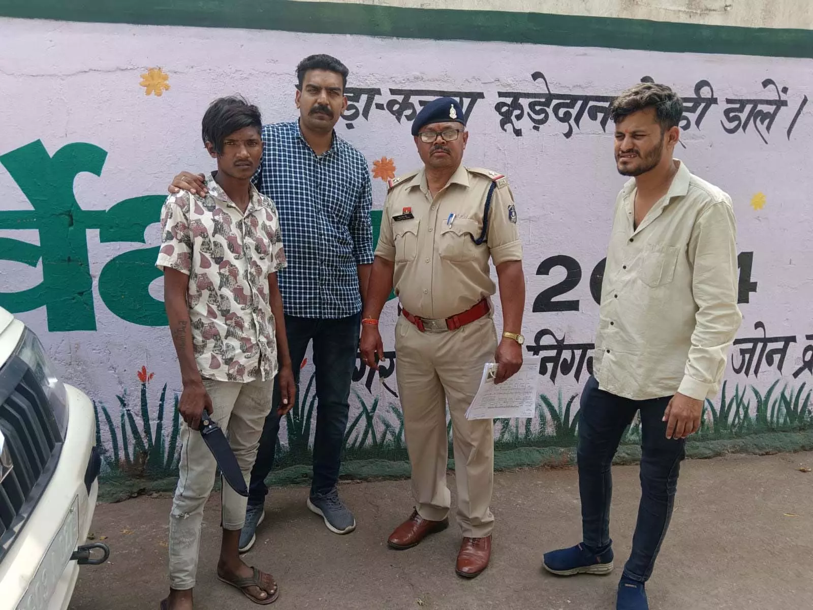 भनपुरी में हथियार लहराने वाला गिरफ्तार भनपुरी में हथियार लहराने वाला गिरफ्तार
