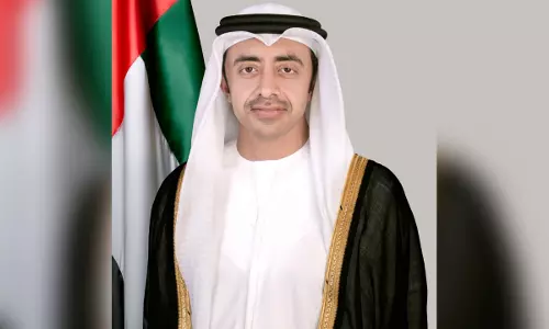 UAE विदेश मंत्री ने भारत और पाकिस्तान के बीच संयम बरतने का आह्वान किया