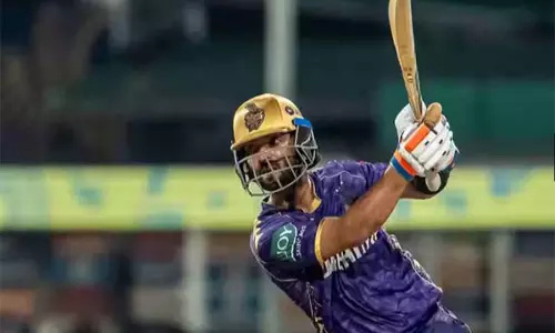 KKR के कप्तान रहाणे 5,000 रन बनाने वाले नौवें आईपीएल बल्लेबाज बने KKR के कप्तान रहाणे 5,000 रन बनाने वाले नौवें आईपीएल बल्लेबाज बने