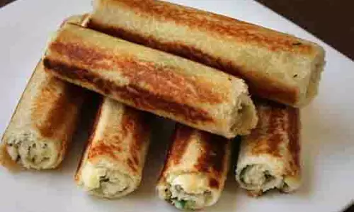Recipe : मिनटों में बनाये ये टेस्टी पनीर ब्रेड रोल Recipe : मिनटों में बनाये ये टेस्टी पनीर ब्रेड रोल