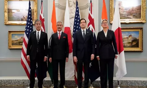 US : क्वाड ने इंडो-पैसिफिक लॉजिस्टिक्स नेटवर्क के लिए सिमुलेशन अभ्यास पूरा किया US : क्वाड ने इंडो-पैसिफिक लॉजिस्टिक्स नेटवर्क के लिए सिमुलेशन अभ्यास पूरा किया