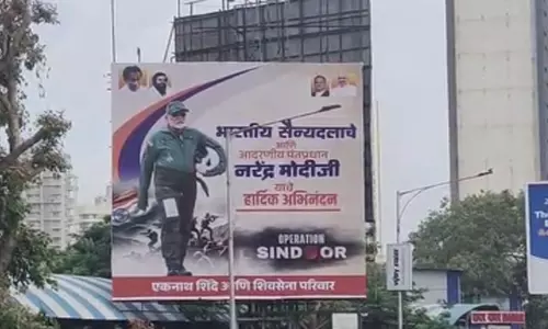 ऑपरेशन सिंदूर: शिवसेना ने पीएम मोदी को बताया योद्धा, लगाए पोस्टर