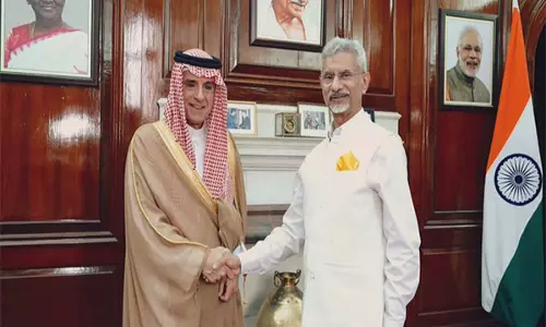 Jaishankar ने सऊदी अरब के विदेश मंत्री अलजुबेर से मुलाकात की