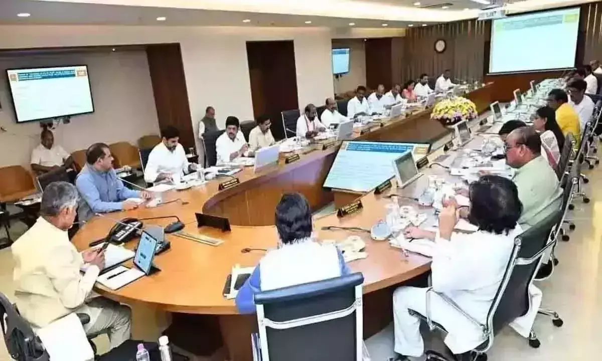 Andhra Pradesh मंत्रिमंडल की बैठक आज, विभिन्न मुद्दों पर होगी चर्चा Andhra Pradesh मंत्रिमंडल की बैठक आज, विभिन्न मुद्दों पर होगी चर्चा