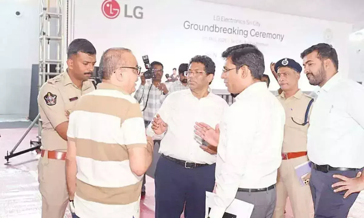 Andhra: लोकेश आज श्री सिटी में 5,001 करोड़ रुपये के एलजी प्लांट की आधारशिला रखेंगे
