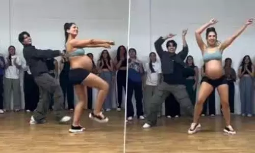 प्रेग्नेंट महिला ने डिंग डोंग डिंग पर किया ऐसा डांस, VIDEO देख हैरान हुए लोग