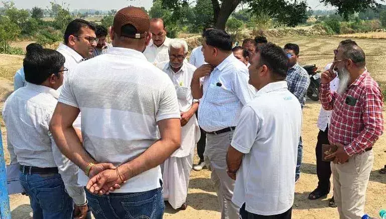 Sirsa: घग्घर नदी पर एसडीएम का निरीक्षण दौरा, तटबंधों की स्थिति पर ध्यान