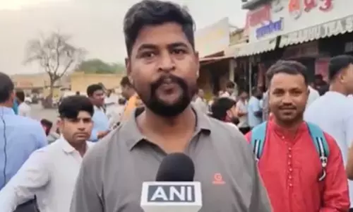 Jaisalmer में स्थानीय लोगों ने भारतीय वायु रक्षा द्वारा पाकिस्तानी ड्रोन हमले को विफल करने पर खुशी व्यक्त की