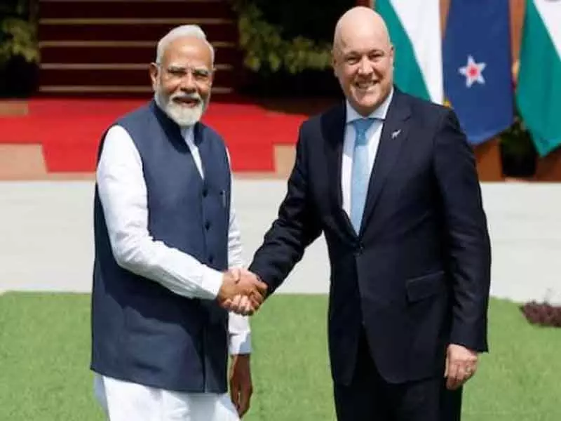 भारत-न्यूजीलैंड मुक्त व्यापार समझौते की पहली दौर की वार्ता संपन्न भारत-न्यूजीलैंड मुक्त व्यापार समझौते की पहली दौर की वार्ता संपन्न