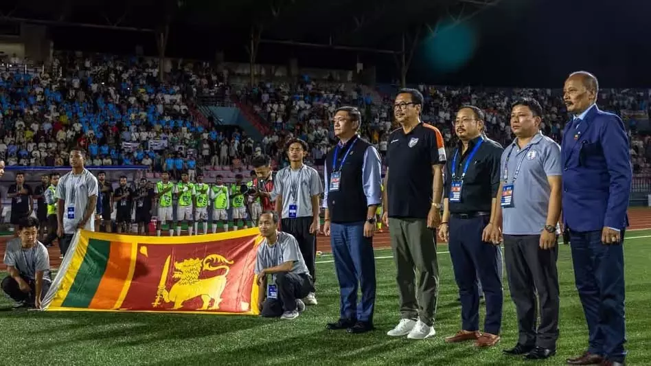 Arunachal: भारत ने श्रीलंका को 8-0 से रौंदा, यूपीया में SAFF U19 चैम्पियनशिप शुरू Arunachal: भारत ने श्रीलंका को 8-0 से रौंदा, यूपीया में SAFF U19 चैम्पियनशिप शुरू