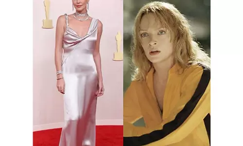 उमा थुरमन किल बिल फ़िल्मों में अपने अभिनय के लिए ऑस्कर की हकदार थीं: Charlize Theron उमा थुरमन किल बिल फ़िल्मों में अपने अभिनय के लिए ऑस्कर की हकदार थीं: Charlize Theron