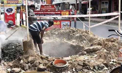 KVV, थुडियालुर में भूमिगत जल निकासी का काम सितंबर 2026 तक पूरा हो जाएगा