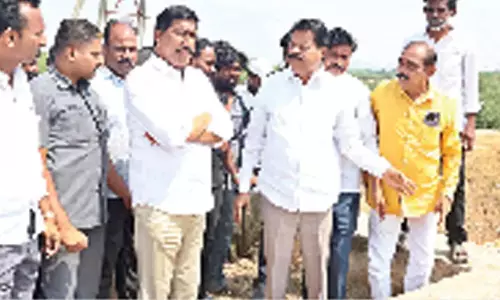 Andhra: मंत्री ने एनएसपी नहर पर बने पुल का निरीक्षण किया