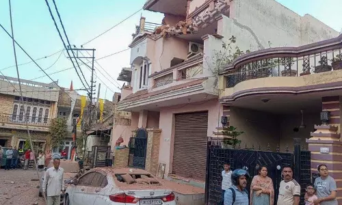 Jammu के नागरिक इलाकों में सिलसिलेवार विस्फोटों से नुकसान