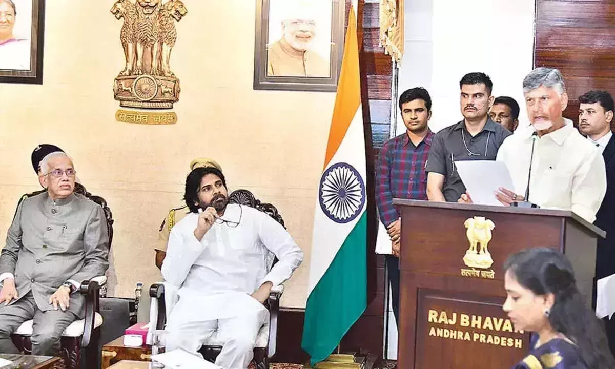 Andhra: धार्मिक प्रमुखों ने ‘राष्ट्र सर्वप्रथम’ पर जोर दिया Andhra: धार्मिक प्रमुखों ने ‘राष्ट्र सर्वप्रथम’ पर जोर दिया